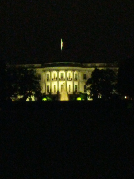 The White House bei Nacht
