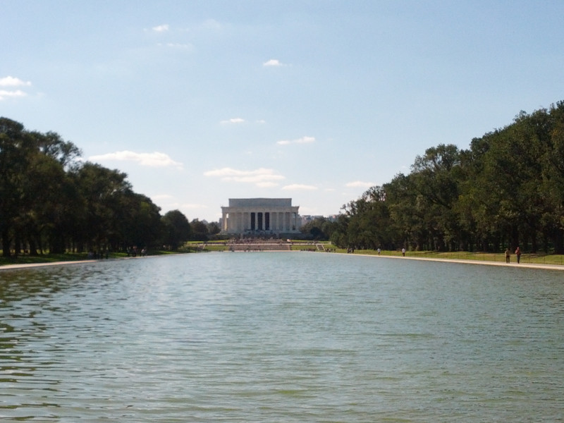 Lincoln Memorial mit Reflect Pool