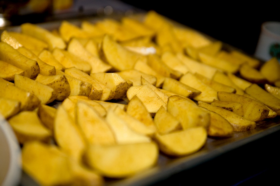 Pikant gewürzte Backoffenkartoffeln