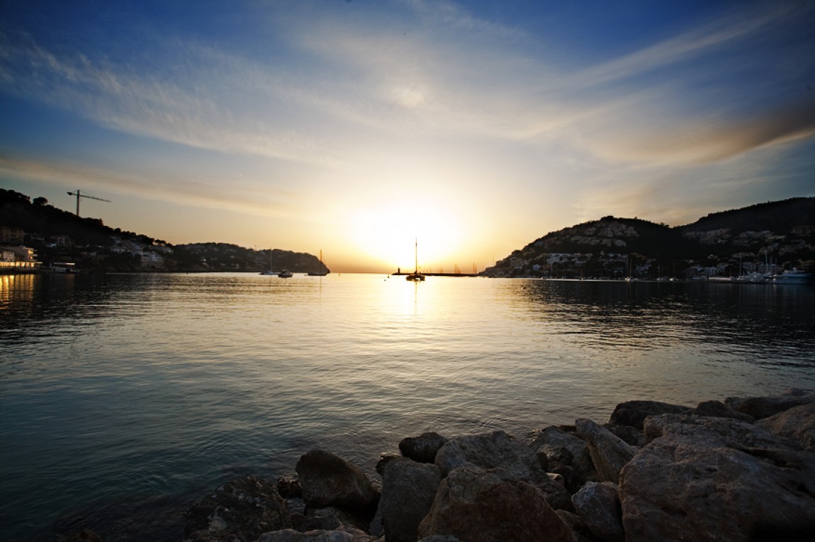 Mallorca / Andratx / Spanien Hafen – Sonnenuntergang